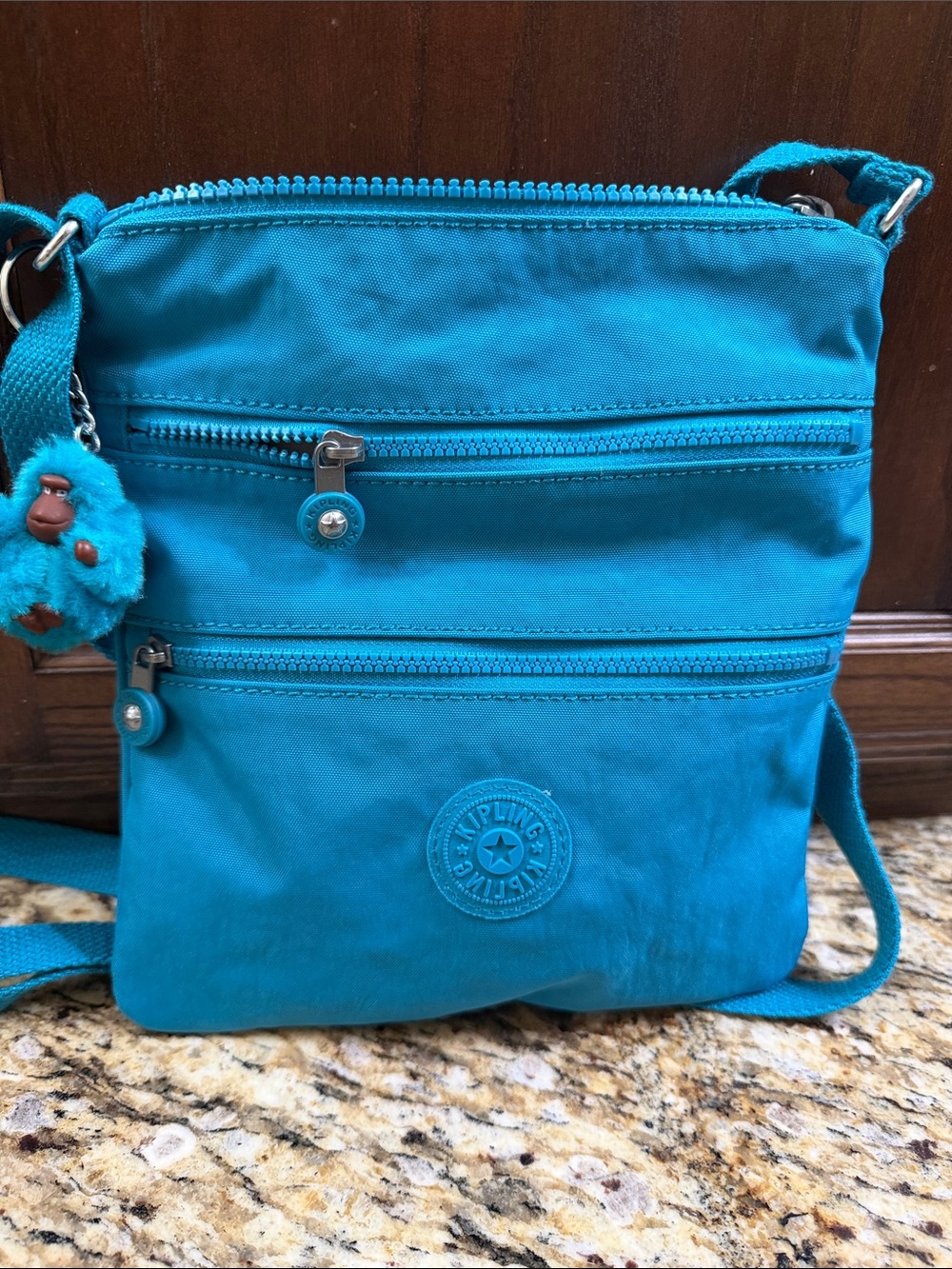 Kipling Teal Blue Crossbody Bag